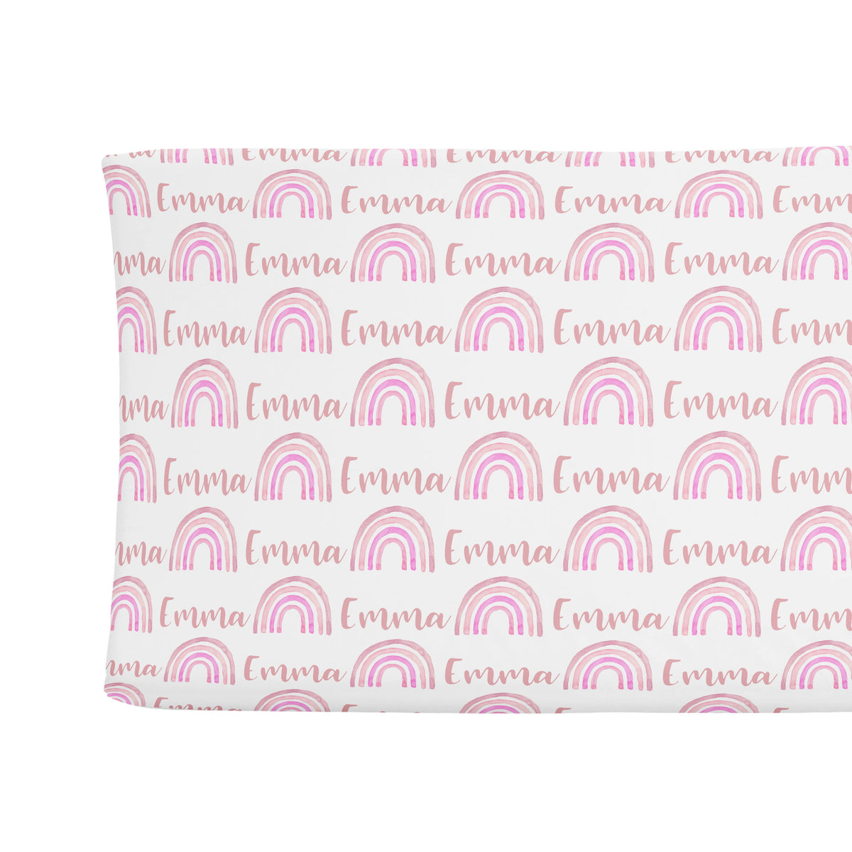Changing Pad Cover Rainbow Pink sugar + maple