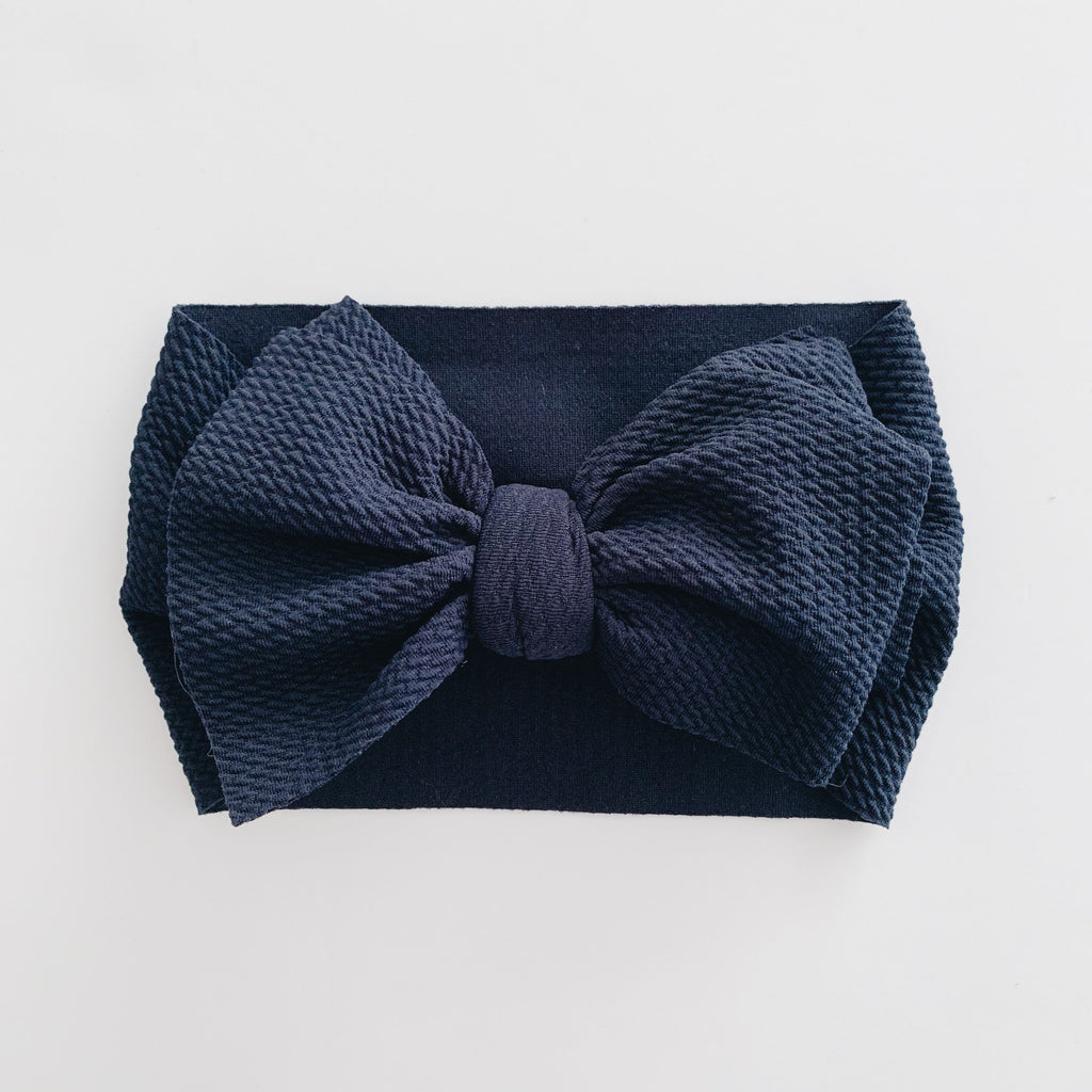 Baby Headwrap - Navy