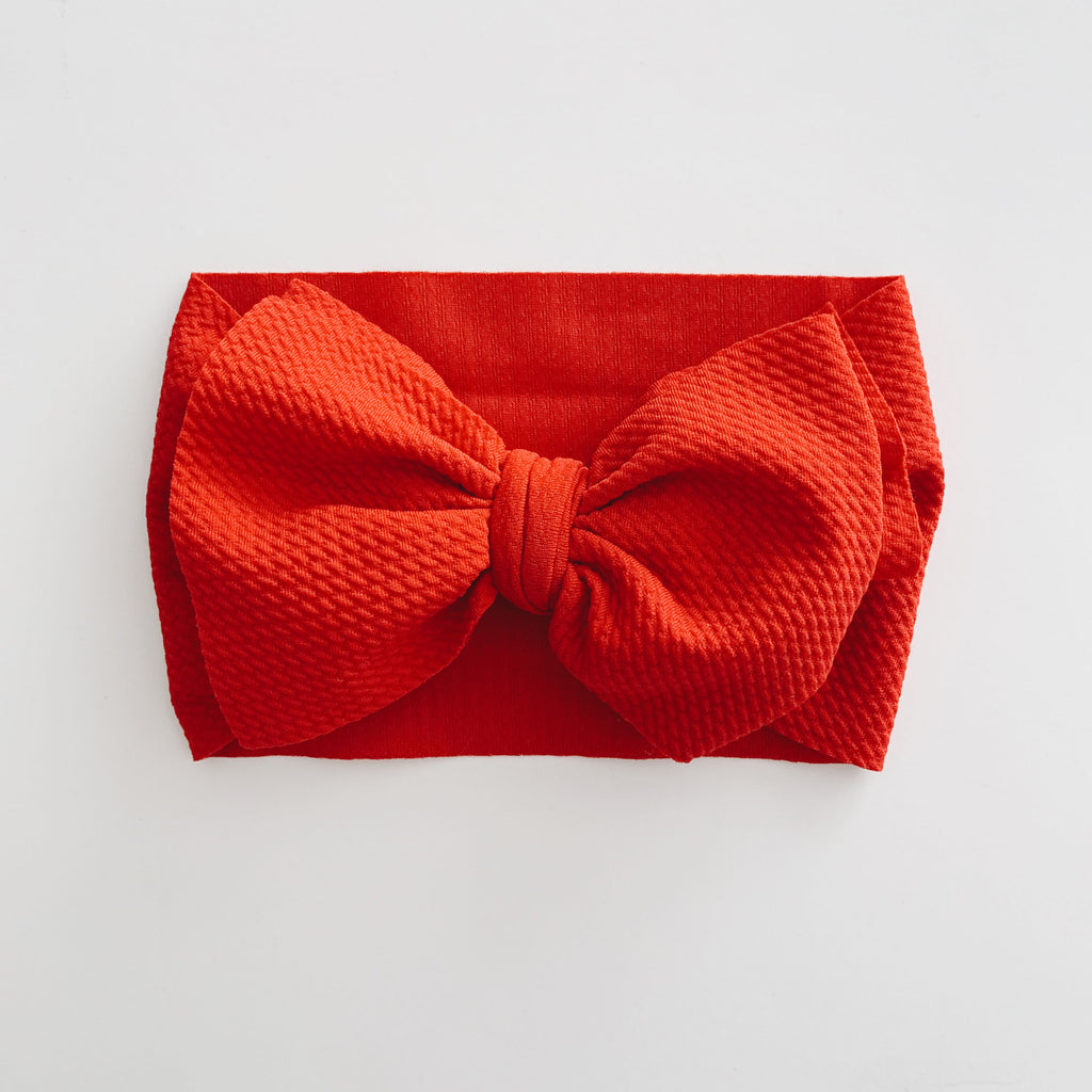Baby Headwrap - Red